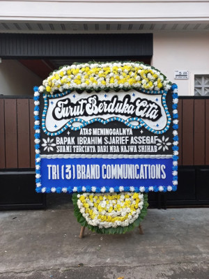 Papan Bunga Duka di Tanah Grogot